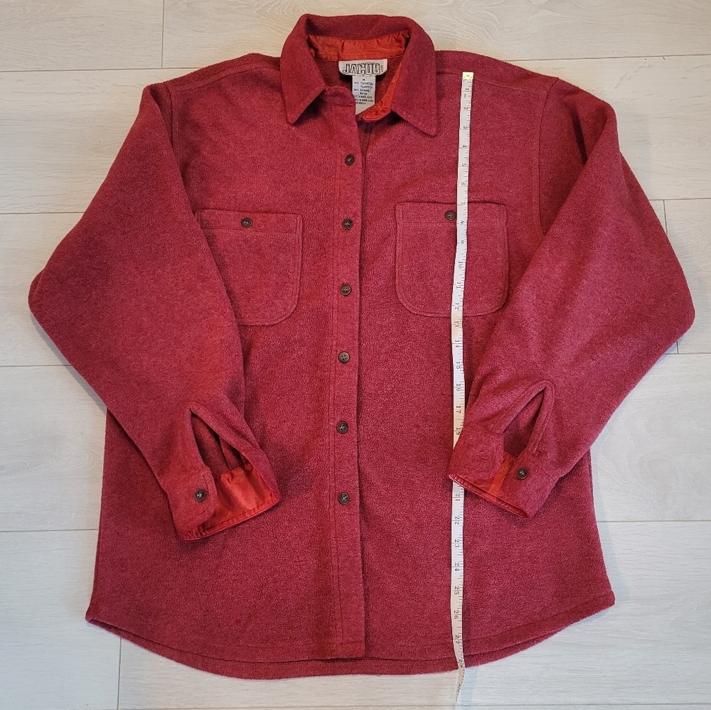 Vintage JACOB Fleece Button Down Shirt 90s - Picture 3 of 7